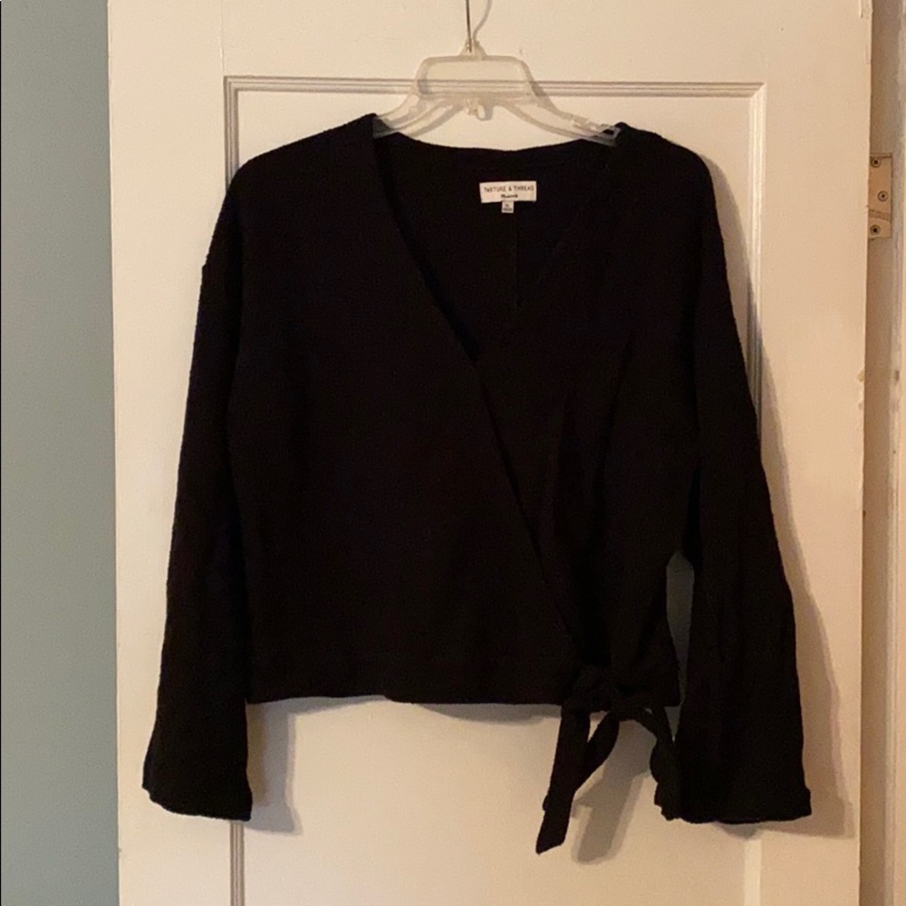 Madewell Texture & Thread Wrap Top - image 2